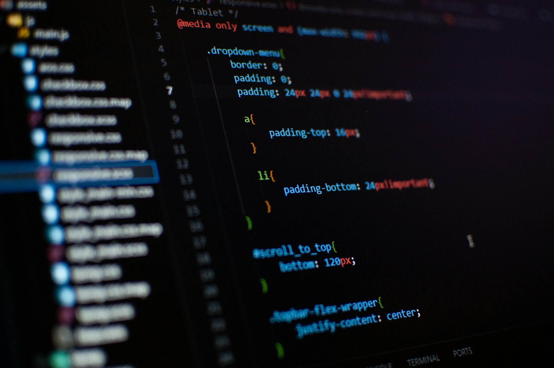 example code of a hand coded website